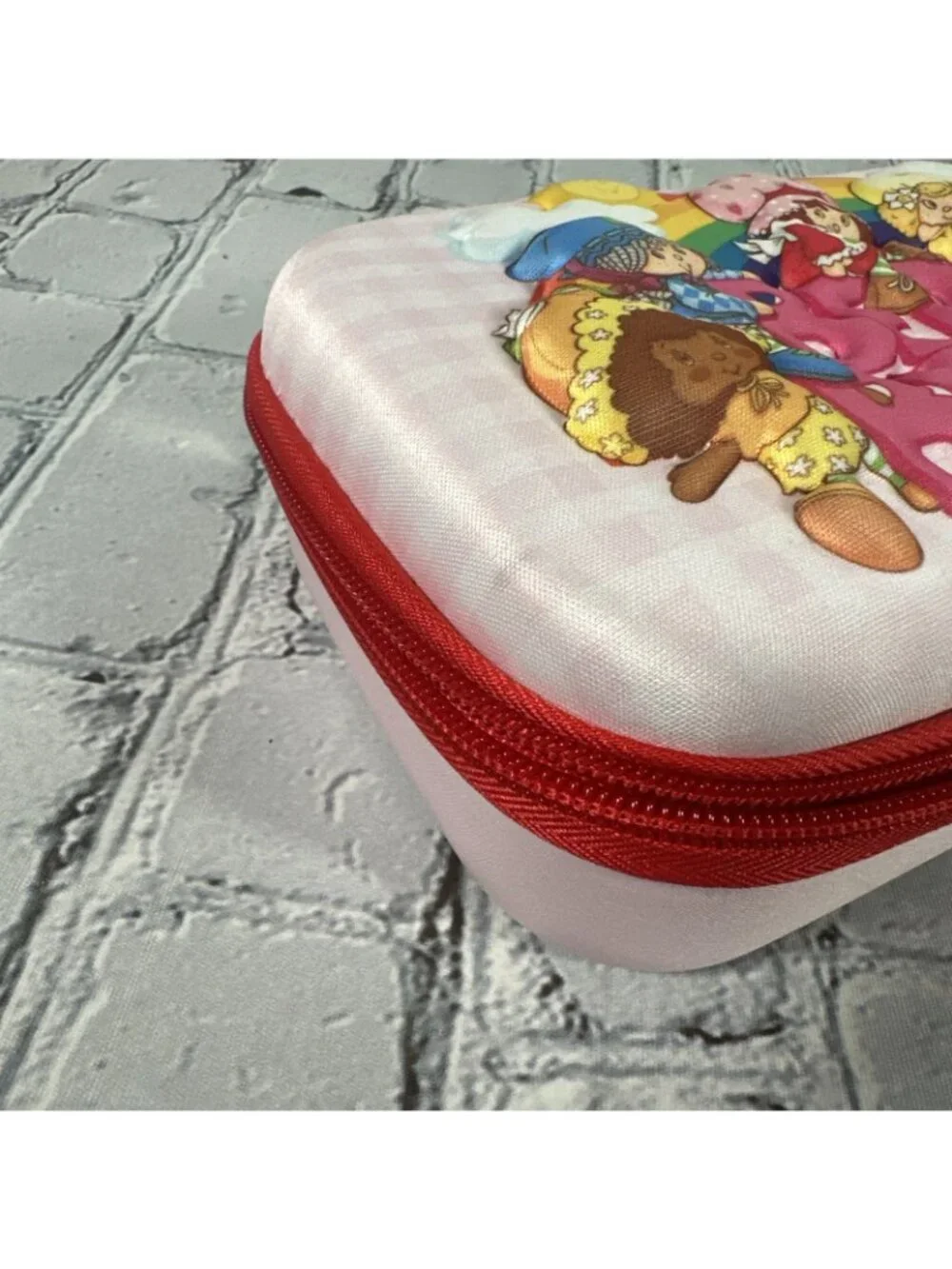 Strawberry Shortcake Molded Zip Around Pencil/Pen Case NWOT